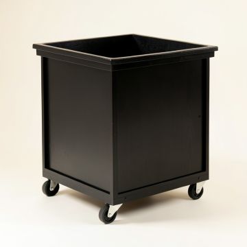 Fern Crossing Empty Rolling Workshop Cart - Black (synthetic illustration; no displayed measurements)