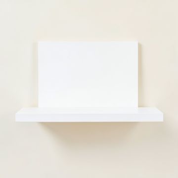 Willow Bridge Wall-Mounted Shelf - White (synthetic illustration; no displayed measurements)