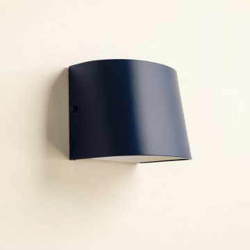 Ash Crossing Wall Sconce Mounted On A Plain Wall - Navy (synthetic illustration; no displayed measurements)