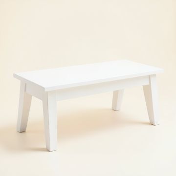 Vale Crossing Indoor Bench - White (synthetic illustration; no displayed measurements)