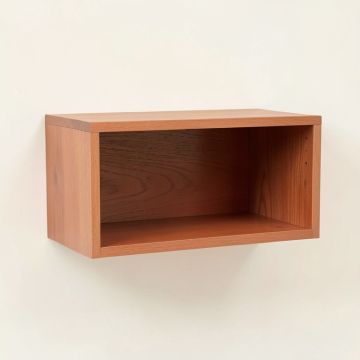 Summit Bridge Wall-Mounted Shelf - Terracotta (synthetic illustration; no displayed measurements)