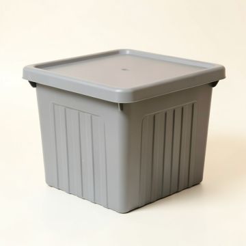 Wren Canyon Closed Outdoor Storage Box - Gray (synthetic illustration; no displayed measurements)