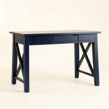 Brook Bridge Writing Desk - Navy (synthetic illustration; no displayed measurements)