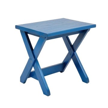 Brook Bridge Compact Balcony Table - Blue (synthetic illustration; no displayed measurements)