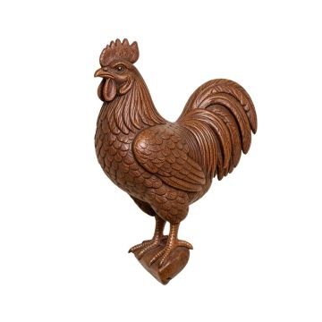 Carved Rooster Overdoor Wall Décor