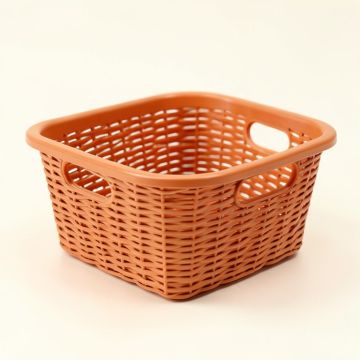 Willow Branch Empty Storage Basket - Terracotta (synthetic illustration; no displayed measurements)