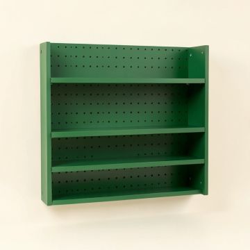 Linden Branch Empty Wall-Mounted Tool Organizer Panel - Green (synthetic illustration; no displayed measurements)