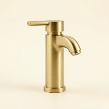Commercial Waterfall Single Hole Bathroom Faucet (synthetic illustration; no displayed measurements)