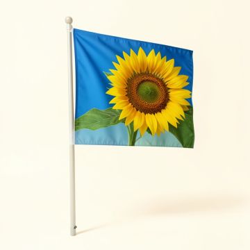 Happy Day Sunflowers 2-Sided Polyester 18 X 13 In . Garden Flag (synthetic illustration; no displayed measurements)