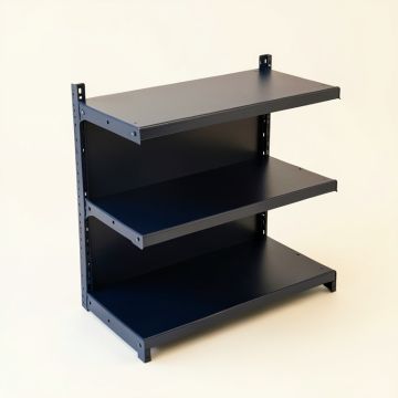 Slate Edge Desktop Shelving Unit - Navy (synthetic illustration; no displayed measurements)