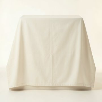 Alder Falls Flat Bed Sheet - Ivory (synthetic illustration; no displayed measurements)