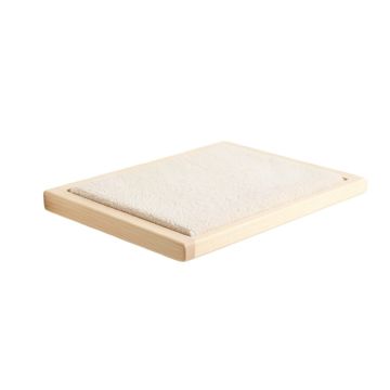 Reed Falls Wall-Mounted Cat Perch - Ivory (synthetic illustration; no displayed measurements)