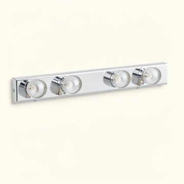 Gildersleeve 4-Light Dimmable Polished Chrome Vanity Light (synthetic illustration; no displayed measurements)