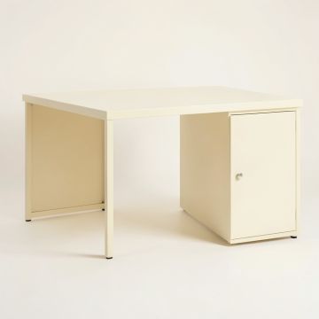 Hazel Edge Empty Workshop Workbench - Cream (synthetic illustration; no displayed measurements)