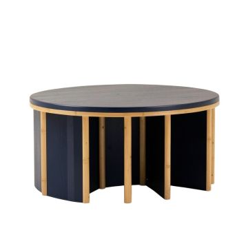 Alder Crossing Shoe Storage Bench - Navy