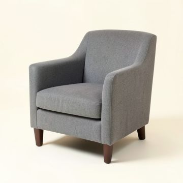 Alaxandria Upholstered Parsons Chair In Gray (synthetic illustration; no displayed measurements)