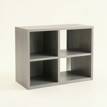 Heath Crest Desktop Shelving Unit - Gray (synthetic illustration; no displayed measurements)
