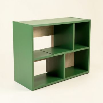 Moss Edge Desktop Shelving Unit - Green (synthetic illustration; no displayed measurements)