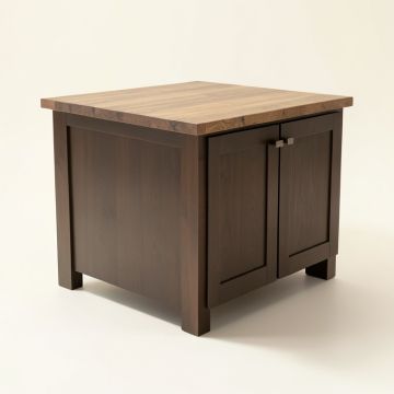 Elenna Ottawa Kitchen Island With Butcher Block Top (synthetic illustration; no displayed measurements)