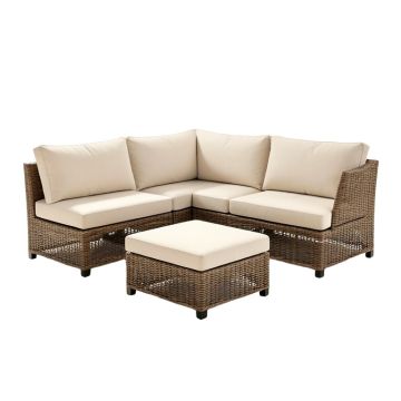 Pangkal Pinang Patio Sectional With Cushions