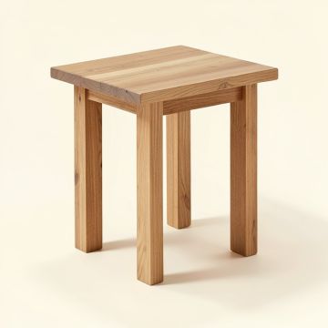 Carmelita Solid Wood Side Table (synthetic illustration; no displayed measurements)