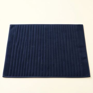 Harbor Bridge Bath Mat - Navy (synthetic illustration; no displayed measurements)