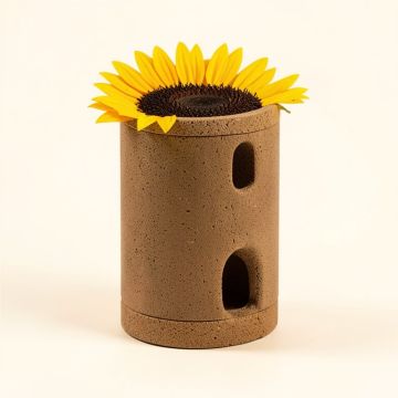 Ebron Sunflower Birdbath (synthetic illustration; no displayed measurements)
