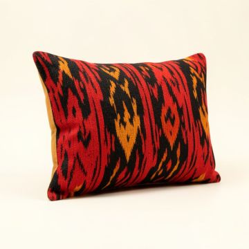 Lunar Sky Ikat Accent Cotton Lumbar Pillow (synthetic illustration; no displayed measurements)
