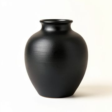Hill Arc Empty Decorative Vase - Black (synthetic illustration; no displayed measurements)