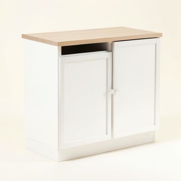 Oak Brook Freestanding Laundry Folding Counter - White (synthetic illustration; no displayed measurements)