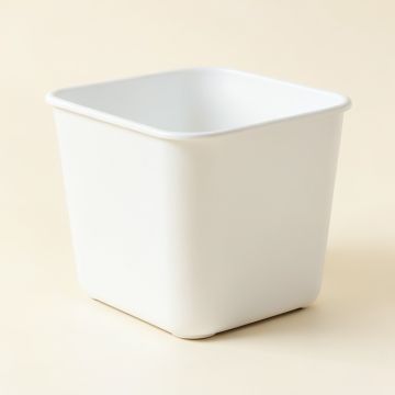 Alder Bend Empty Raised Planter - White (synthetic illustration; no displayed measurements)