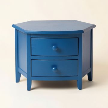 Holly Branch Nightstand - Blue (synthetic illustration; no displayed measurements)
