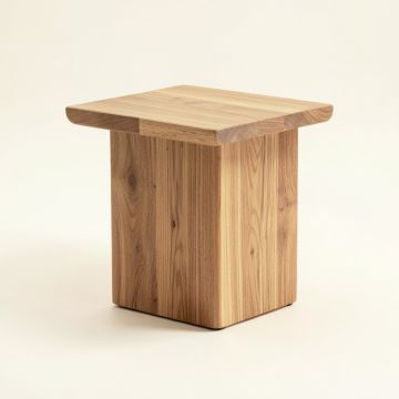 Mateus Teak End Table (synthetic illustration; no displayed measurements)