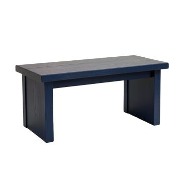 Elm Edge Indoor Bench - Navy