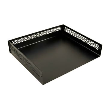 Aspen Bridge Empty Under-Desk Cable Tray - Black