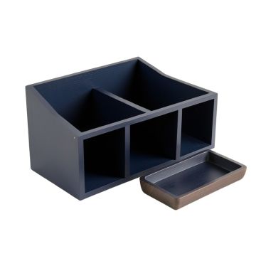 Laurel Bluff Empty Coffee-Station Organizer - Navy