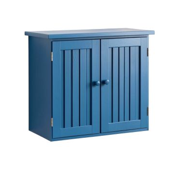Glen Crest Wall-Mounted Laundry Cabinet - Blue