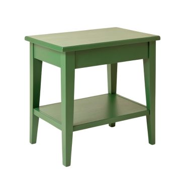 Slate Crest Side Table - Green