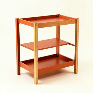 Hazel Branch Empty Countertop Canister Rack - Terracotta (synthetic illustration; no displayed measurements)