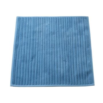Dune Bend Bath Mat - Blue