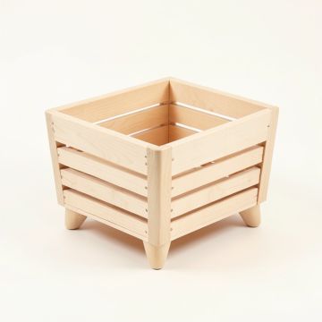 Fern Bridge Empty Raised Planter - Ivory (synthetic illustration; no displayed measurements)