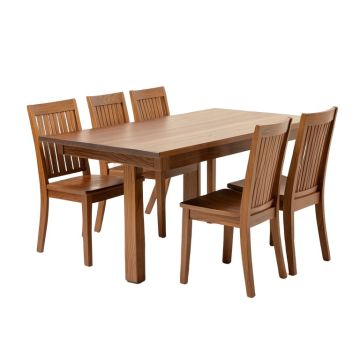 Alyun Butterfly Leaf Solid Wood Dining Set