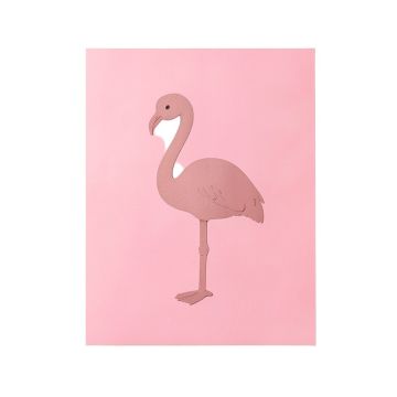 Be A Flamingo Paper Print