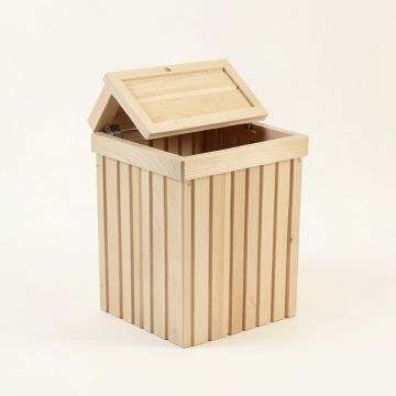 Olive Bend Closed Garden Compost Bin - Beige (synthetic illustration; no displayed measurements)