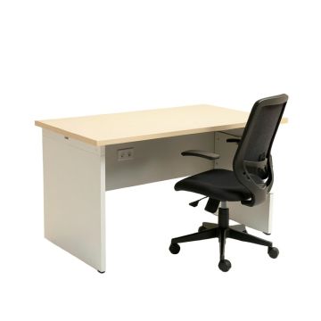 Mantello Desk With Built In Outlets And Chair Set