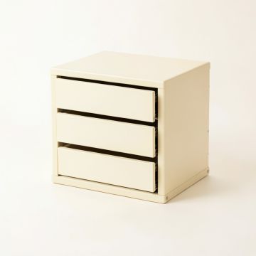 Cliff Branch Small-Parts Storage Drawer Cabinet - Ivory (synthetic illustration; no displayed measurements)