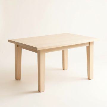 Blonde Dining Table (synthetic illustration; no displayed measurements)