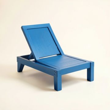 Fern Bluff Outdoor Lounge Chair - Blue (synthetic illustration; no displayed measurements)