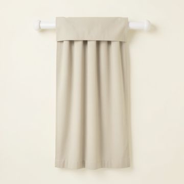 Stasia 2-Way Solid Color Sheer Rod Pocket Single Curtain Panel (synthetic illustration; no displayed measurements)