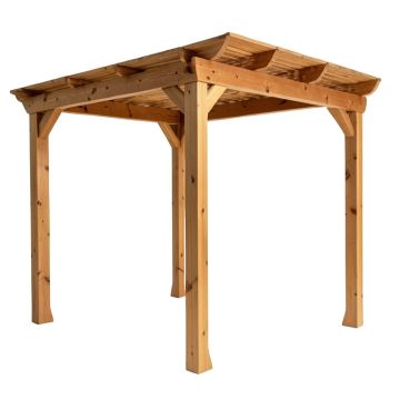 1905 Super Deck Redwood 12 Ft. X 12 Ft. Pergola